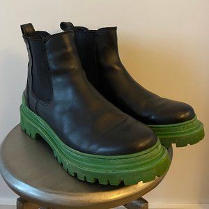 Mens BODEE BLACK/GREEN BLACK GREEN | Steve Madden Boots